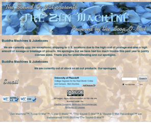 loop-o-mat.com: The Loop-O-Mat™: Buddha Machines & Jukeboxes (FM-3)
The Loop-O-Mat: Zen Machine