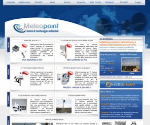 meteopoint.com: MeteoPoint - Servizi e Stazioni Meteo professionali - Monitoraggio Ambientale e Sicurezza
Servizi e previsioni meteo professionali. Vendita e installazione di stazioni e sistemi di monitoraggio ambientale