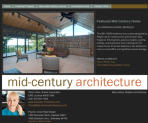 mid-centuryarchitecture.com: Mid-Century Modern Architeture
Your Source for Mid Century Modern Architecture Mid Century Designs,Mid Century Architecture Homes and Architects