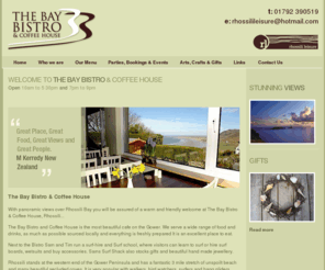 rhossilileisure.com: Home
The Bay Bistro is located on the edge of the stunning Rhosilli coastline, with breathtaking views, outstanding cuisine and a great vibe.