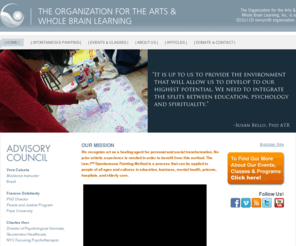 spontaneouspainting.com: The Organization for the Arts & Whole Brain Learning - | HOME |
The Organization For The Arts & Whole Brain Learning. Home of the I.am.I™ Spontaneous Painting Process. English | Português.