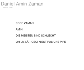 danielzaman.net: Daniel Amin Zaman
