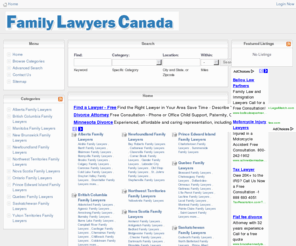 familylawyersincanada.com: Family Lawyers Canada | Canadian Family Lawyer
Find family lawyers in Canada. Find a family lawyer in your city or province.