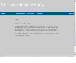 hb-warensicherung.com: hb - solutions
hb-solutions Inventarsicherung auf RF oder AM Basis mit Hartetiketten oder Klebeetiketten