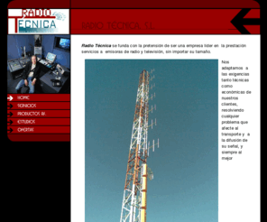 radio-tecnica.es: Radio profesional
Instalación y venta de material profesional para radio y televisión