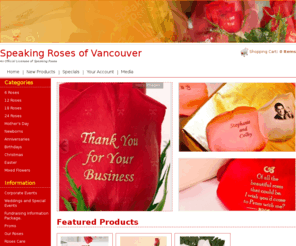 speakingroses-vancouver.com: Speaking Roses Vancouver
Let our flowers do the talking! Send personalized flowers with custom texts, logos or photos to make any occasion one to remember!