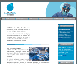 tissuenet.com: Welcome to Tissuenet - Allograft Tissue Specialists
