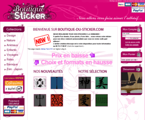 boutique-du-sticker.com: Stickers décoratifs, stickers muraux - Boutique du Sticker - vente de décoration adhésive et de stickers
Vente de collections exclusives de stickers muraux décoratifs, stickers adhésifs pour la décoration de votre intérieur. Boutique du Sticker... nous allons vous faire aimer les stickers et la déco...