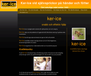 ker-ice.com: Ker-Ice vid självsprickor på händer och fötter
