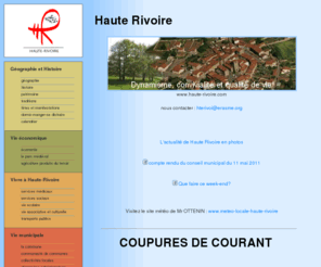 haute-rivoire.com: Commune de Haute-Rivoire - actualité
