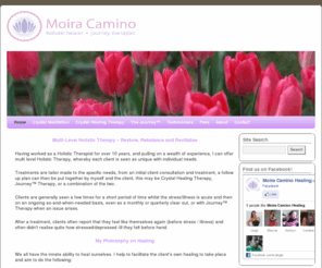 moiracamino.com: Moira Camino Healing | Crystal Therapy | The Journey Therapy
Crystal Therapy and The Journey are Holistic treatments which can treat a range of ailments including stress, aches, pains and emotional issues