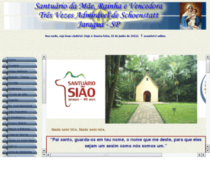 santuariodojaragua.com.br: Santuário da Mãe, Rainha e Vencedora Três Vezes Admirável de Schoenstatt - Jaraguá - Bem Vindo
