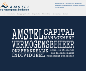 amstelcm.com: Amstel Capital Management Vermogensbeheer
