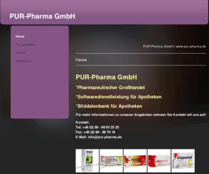 pur-bilder.com: PUR-Pharma GmbH - Home
pur-bilder.de Bilddienstleister für Apotheken und Versandapotheken. 