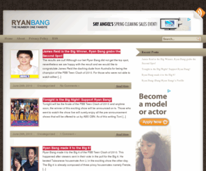 ryanbang.com: Ryan Bang
No. 1 fan site of Ryan Bang (Bang Hyun Sung) and Jenny (Jin Sol Kim) of PBB Teen Clash of 2010