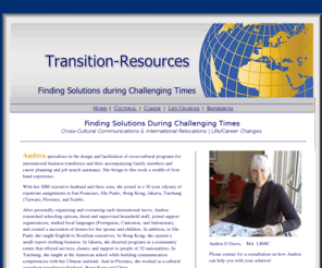 transition-resources.com: Transition Resources
Transition Resources - guidance through Cultural, Career and Life changes 