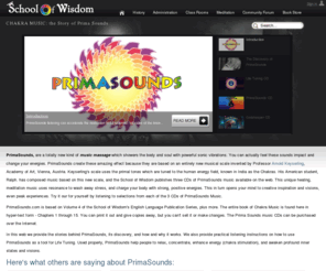 primasounds.com: PrimaSounds - CHAKRA MUSIC: the Story of Prima Sounds
