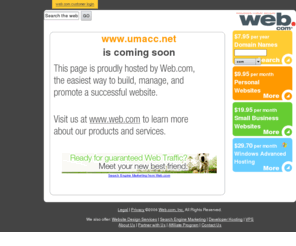 umacc.net: This domain is parked for free with web.com
