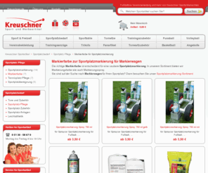 rasenfarbe.com: Sportartikel Vereinsbedarf Fußballtore Sportplatzmarkierung - Kreuschner Sportartikelvertrieb
Sport-Shop - Vereinsbekleidung von TOP-Marken - Vereinsbedarf Sportplatzbedarf Sportbekleidung Fußballtore Sportplatzmarkierung Fanartikel und mehr...