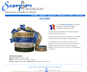 adlib.net: Scorpion Ribbon - Scorpion Ruban
Impression et vente de rubans pour toutes les occasions et fabricant de rubans personnalisés.