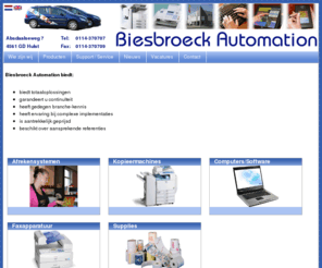 biesbroeck.com: Welkom op de site van Biesbroeck Automation
Site of Biesbroeck Automation