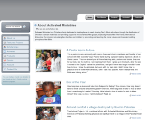 actmin.org: Activated Ministries Homepage - Activated Ministries Online
Activated Ministries is a Christian charity dedicated to helping those in need, sharing God's Word with others through the distribution of Christian outreach materials and providing support to missionaries of the gospel.