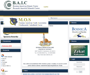 baic-detroit.com: BAIC - Bosnjacko-Americki Islamski Centar :: Muslimanski Omladinski Savez (MOS)
