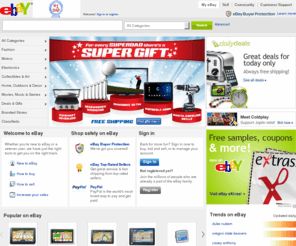 e-picknpay.com: eBay - New & used electronics, cars, apparel, collectibles, sporting goods & more at low prices
Buy and sell electronics, cars, clothing, apparel, collectibles, sporting goods, digital cameras, and everything else on eBay, the world's online marketplace. Sign up and begin to buy and sell - auction or buy it now - almost anything on eBay.com