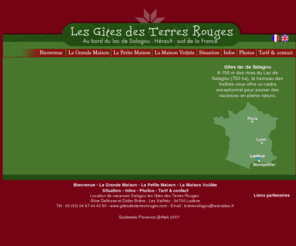 gitedesterresrouges.com: gites des terres rouges - salagou herault
Locations maisons, gites à 150 m des rives du Lac de Salagou (750 ha), le hameau des Vailhés vous offre un cadre exceptionnel pour passer des vacances en pleine nature.
