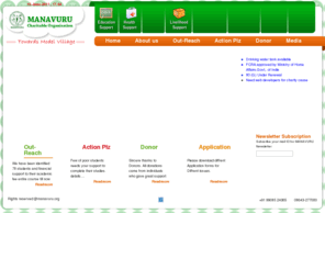 manavuru.org: Welcome to Manavuru  Charitable Organisation,Manavuru Charitable Organisation,regd,681,2003,towards model village in AndhraPradesh
manavuru is an NGO dedicated to develop the Rural areas  in andrapradesh.Most of village still not yet to getting basic needs like water,health,education.