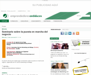 emprendedoresandaluces.es: Emprendedores Andaluces Noticias - Bienvenidos a la portada
Periódico Digital donde podrás encontrar noticias sobre emprendedores andaluces. Diario del emprendimiento en Andalucía. Formación, concursos, financiación, empresas