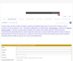 parerecivile.com: Parere Civile on line consulenza legale on line avvocato on line
Parere Civile on line, ci invii il quesito Le rispondiamo in 8 ore lavorative, avvocati e commercialisti esperti ed abilitati, competenza, celerità e professionalità