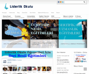 liderlikokulu.org: Liderlik Okulu
Türkiye'nin İlk ve Tek Liderlik Okulu. Ücretsiz Eğitimlerimize Katılmak İçin Hemen Başvurunuzu Yapın!