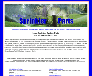 michigansprinklerparts.com: Lawn Sprinkler Repair Parts
Sprinkler System Parts Including Rain Bird, Hunter, and Febco in Michigan. Lawn sprinkler systems, Lawn irrigation sprinkler systems and parts for lawn sprinkler systems