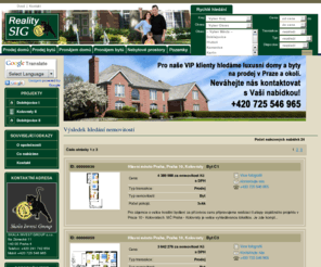 sigreality.cz: SIGREALITY.cz, Tak trochu jiné bydlení,
Prodej, pronájem, tak trochu jiné bydlení, 