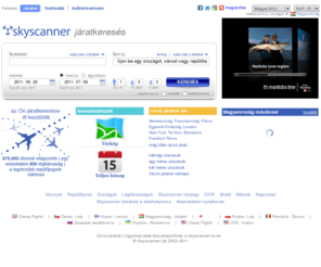 skyscanner.hu: Olcsó járatok | Ingyenes járat-összehasonlítás a skyscanner.hu-en
A Skyscanner Magyarország több mint 600 légitársaság 200000 útvonala és 5000 repülőtere között keres. Keresse meg az olcsó járatokat, hasonlítsa össze a költségeket, a kedvezményes ajánlatokat és a repülőjegyeket – a foglalás közvetlen és díjmentes. Skyscanner Magyarország