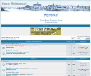 marienburg.pl: Marienburg.pl :: Strona Główna
Forum poświęcone miastu Malbork i jego okolicom