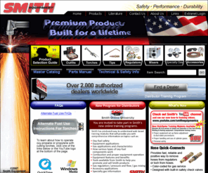 smithequipment.com: Smith Equipment. Cutting and Welding Equipment: Cutting Torches, Welding Torches, Brazing Torches, Gas Pressure Regulators.
Smith Equipment is a leading manufacturer of oxy-fuel cutting and welding equipment, cutting, welding, and brazing torches, gas pressure regulators, specialty gas regulators, and gas mixers.