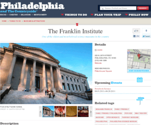 benstitute.com: The Franklin Institute Philadelphia — visitphilly.com
The Franklin Institute, One of the oldest and most beloved science museums in the country