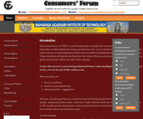 consumercell.com: Consumers Forum - Home
Consumer's Forum - India
Together we will make this society a better place to live