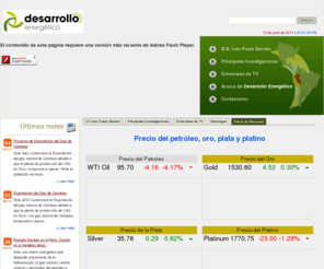 desarrolloenergetico.com: :: Desarrollo Energético ::
Desarrollo Energetico, sitio web de Ivan Prado Barreto