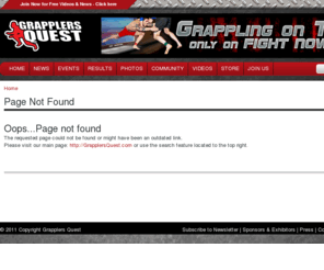 grapplingautism.org: Page Not Found | Grapplers Quest
Grapplers Quest Grappling Tournaments, BJJ Events, Brazilian Jiu Jitsu Competition, Submission Tournament, wrestling meet, grappling news forum