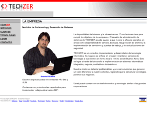 techzer.com.ar: TECHZER - Technology Services, Buenos Aires, Argentina - Soporte PREMIUM
Professional IT Technology Services. Development, Deploy, Support, Monitoring, Windows, Linux, Web Servers, Security hosting Data processing and digitalization