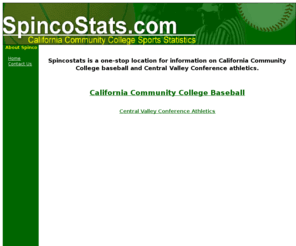 spincostats.com: SpincoStats - California Community College Sports Statistics
