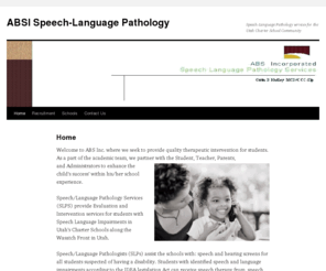 absi-speech.com: ABSI Speech-Language Pathology
Speech-Language Pathology services for the Utah Charter School Community