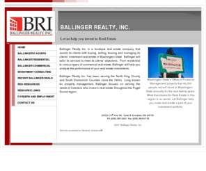 ballingerrealty.net: Ballinger Realty Inc. Home Page
Ballinger Realty offers real estate sales, leasing and management services as well as consultation in the purchase and sale of commercial and residential investment real estate.