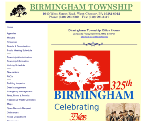 birminghamtownship.org: Birmingham Township, Chester County, PA
