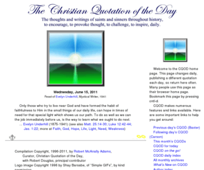 cqod.com: CQOD—Law: the upside down world
Daily quotation from classical Christian writers