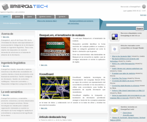 emergiatech.com: EmergiaTech · ingeniería lingüística y web semántica
Planeta de EmergiaTech, (Emerging Advanced Technology SL)