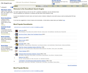 ostsearch.com: OST-Search.com - Ultimate Soundtrack Database
Ost-Search.com - the soundtrack search system.